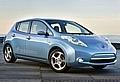 Der Nissan Leaf speichert den Strom. Foto: Nissan/Auto-Reporter.NET